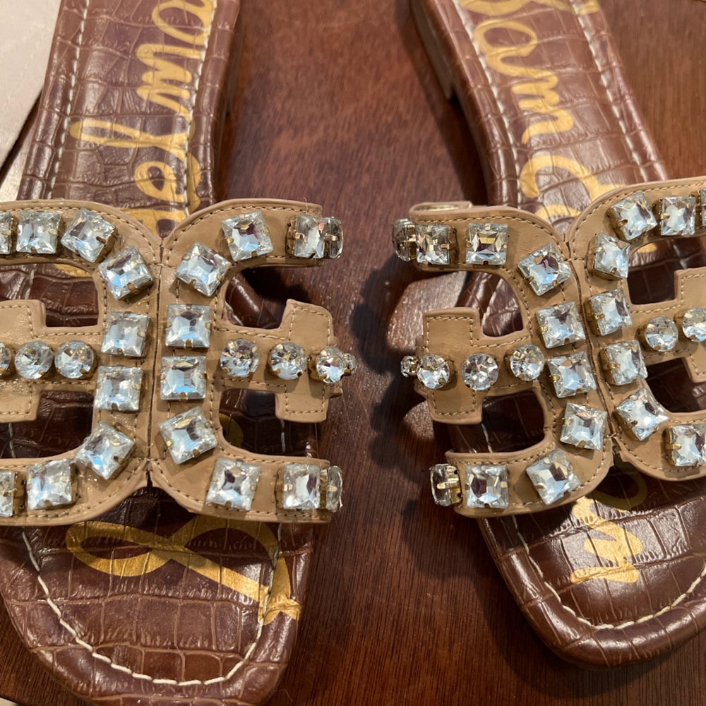 Sam Edelman Crystal Sandal Slides